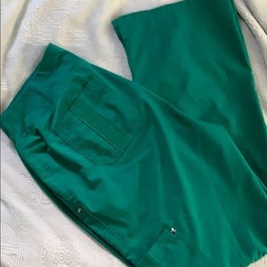 Hunter green scrub pants